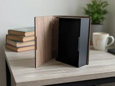 wooden cover for book box