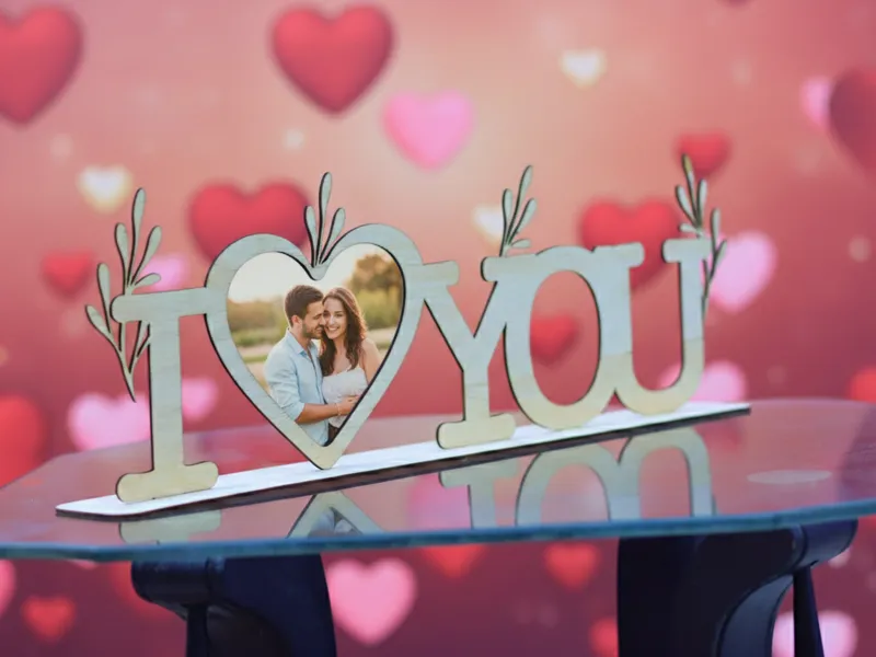 I LOVE YOU CON INSERIMENTO FOTO 