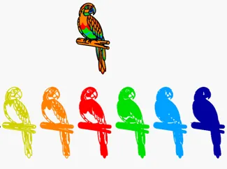Parrot – Multilayer Laser-Cut Wooden Figurine