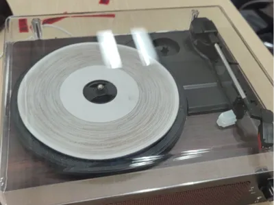 Actual playable vinyl records (Super mario)