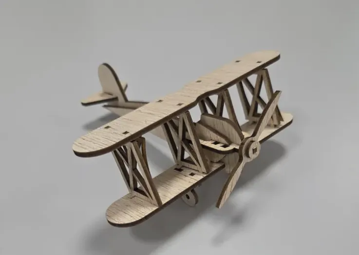 Simple Biplane Model Mini Biplane Assembly Model (remix from @caporale) - Free 3D Print ...