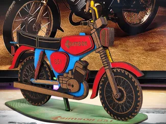 Simson S51 – Layered 3D Motorcycle Model