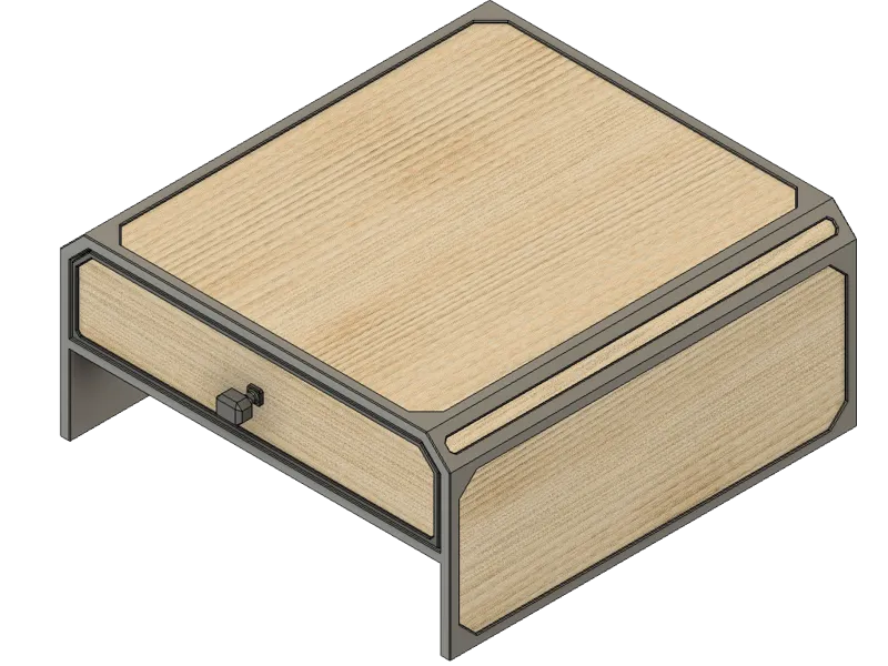 Monitor Stand Single Unit Panels