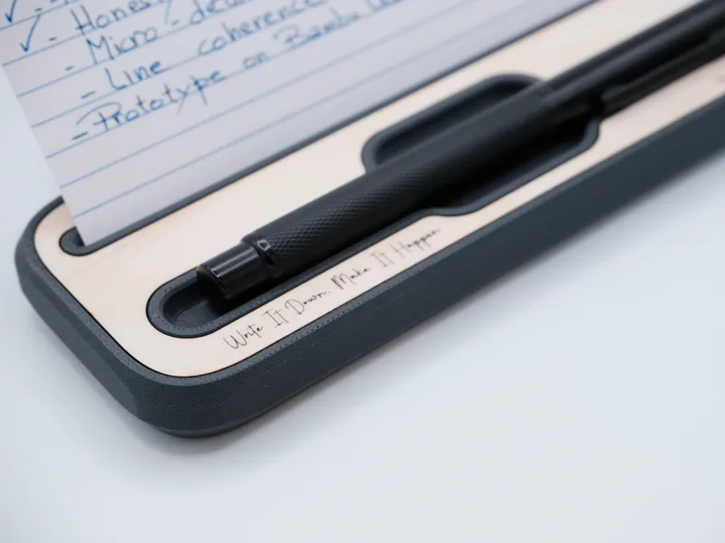 Monitor Note Dock laser cut profiles