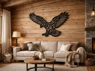 Modern Eagle Wall Art – Instant Statement Piece