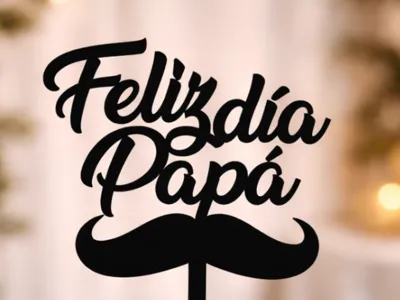 Topper Día del Padre (Fathers day cake topper)