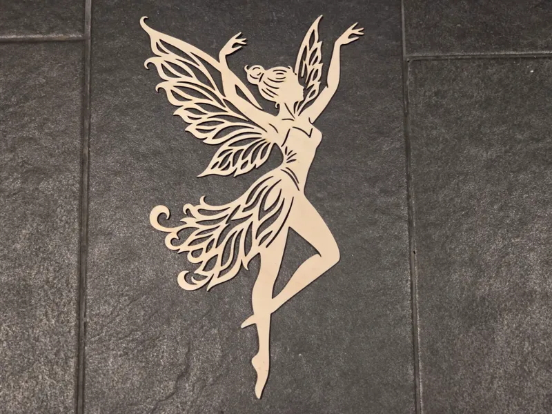Dancing Woodland Fairy Dynamic Laser Cut Wall Art