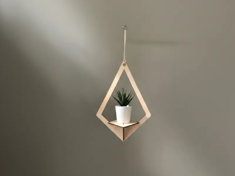 Portapiante Geometrico Minimalista mensola