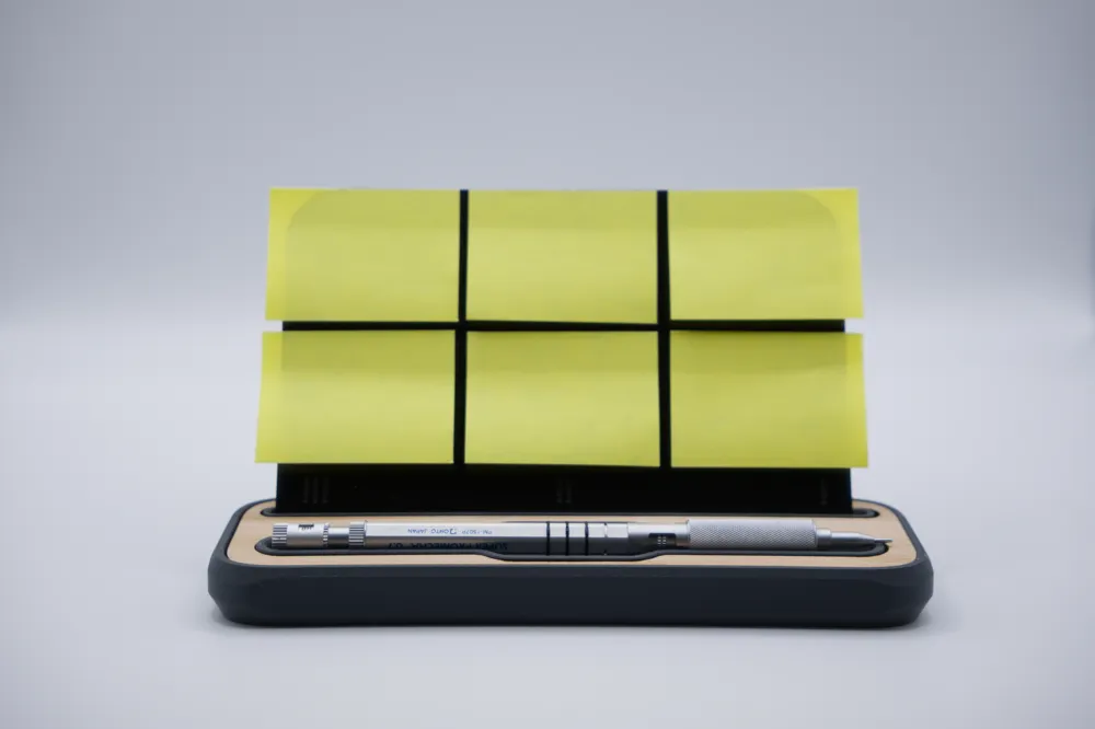 Sticky Note Props Acrylic sticky note holder - Monitor Note Dock - Free 3D Print Model ...