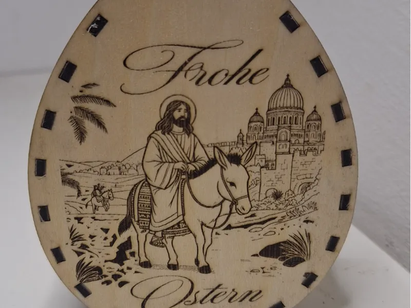 Oster Dekoration Einzug in Jerusalem