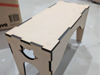 Kitty Litter Step for Neakasa M1, 6mm MDF