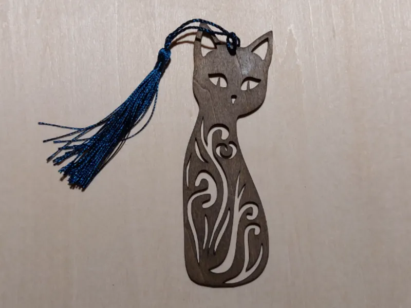 segnalibro tema gatto