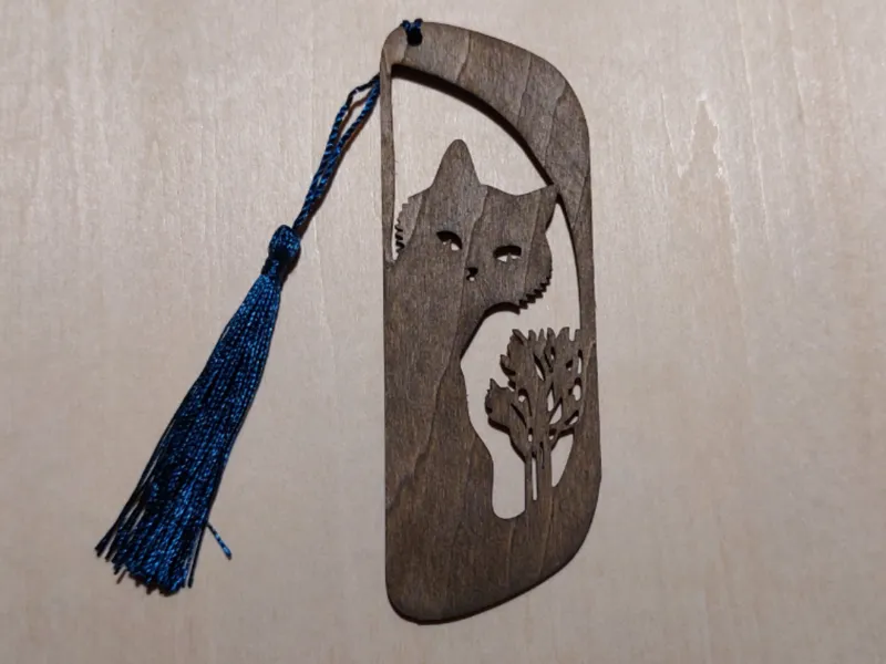 segnalibro gatto