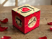 HeartsPuzzleBox - Lasercut