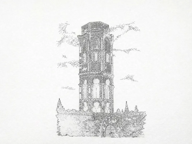 Turm Skizze