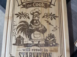 Annoying the Cook Cutting Board / Chopping Board