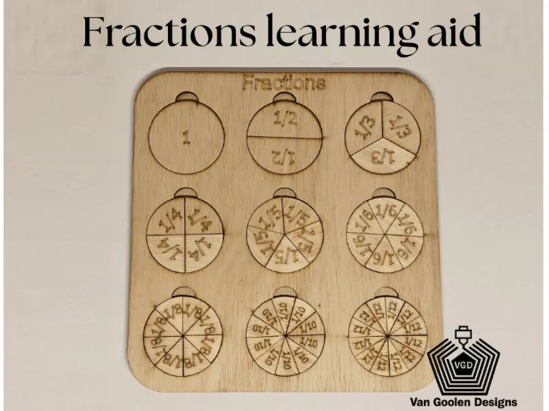 Fractions learning aid