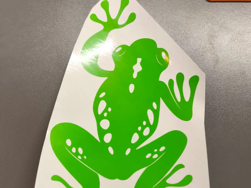 Frosch Aufkleber