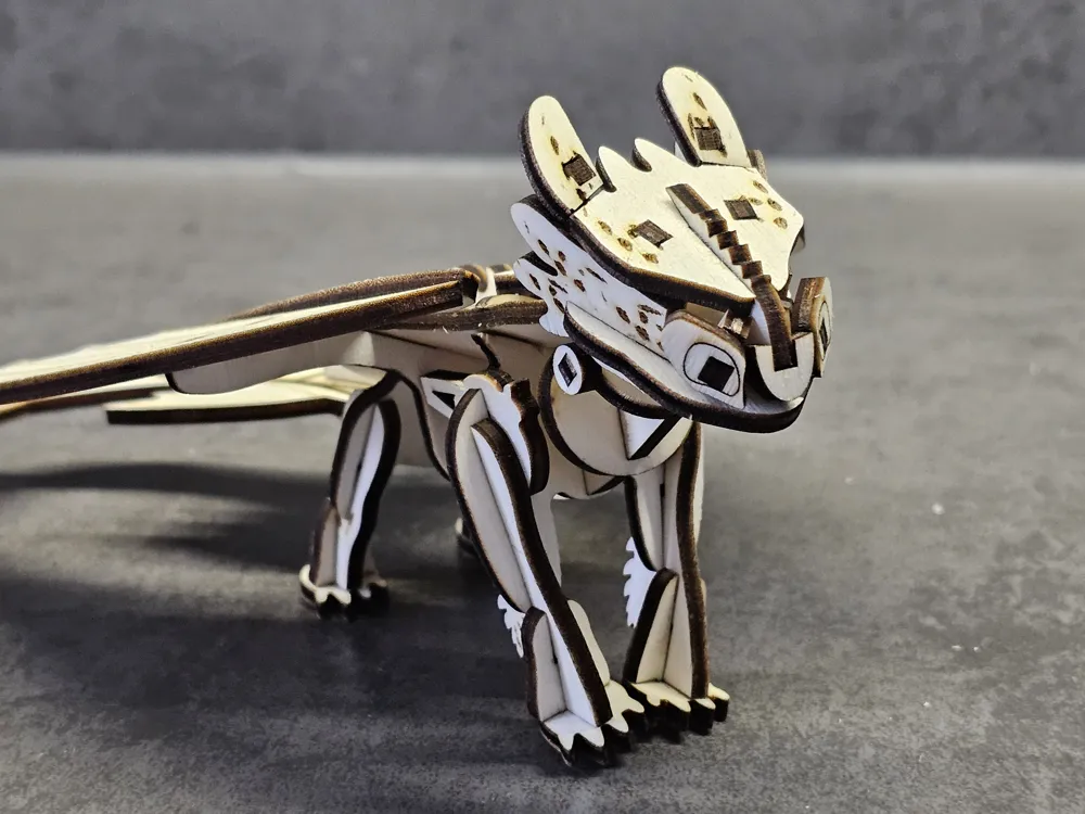 Cartoon Toothless Dragon - Free 3D Print Model - MakerWorld