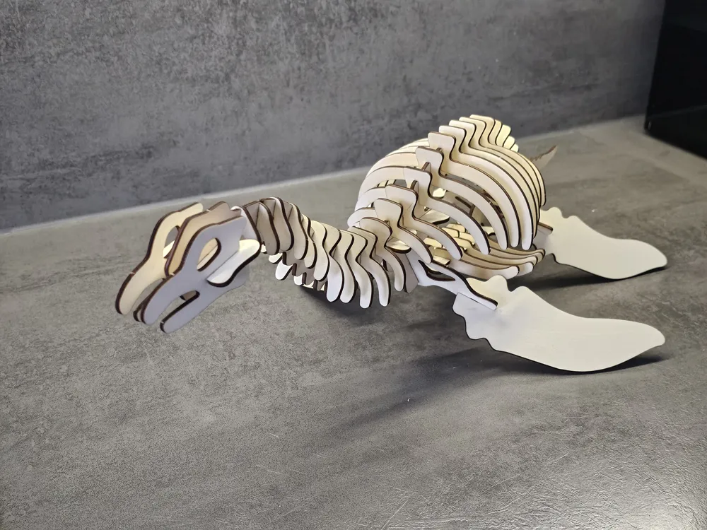 Plesiosaurus 3D puzzle - Free 3D Print Model - MakerWorld