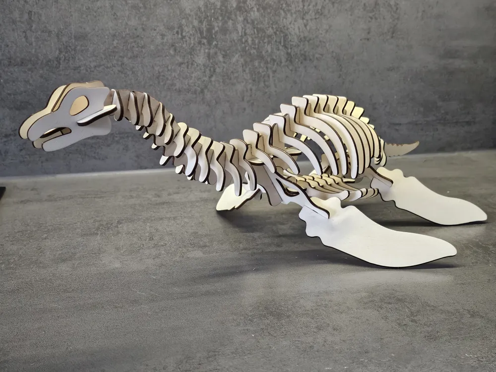 Plesiosaurus 3D puzzle - Free 3D Print Model - MakerWorld