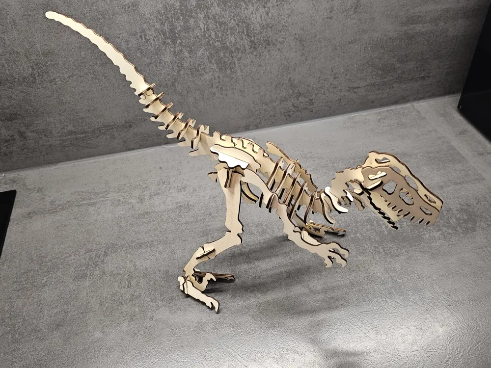 Velociraptor 3D puzzle - Free 3D Print Model - MakerWorld