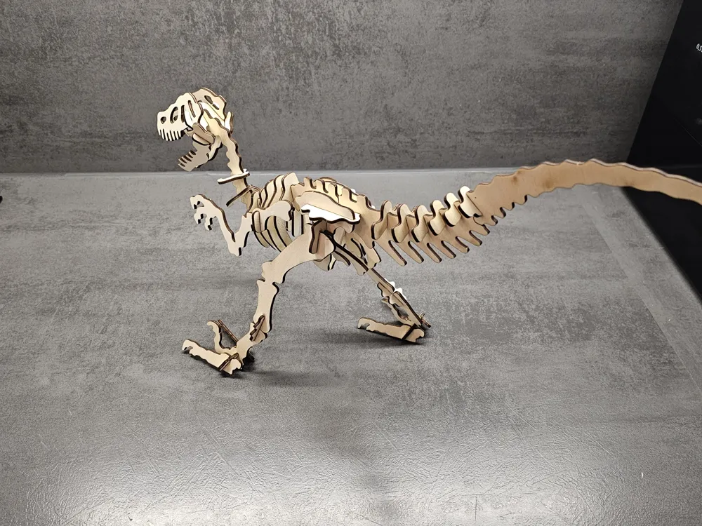 Velociraptor 3D puzzle - Free 3D Print Model - MakerWorld