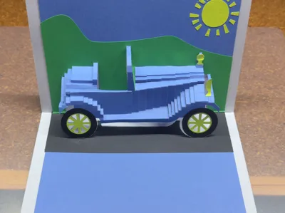 Antique Car Card