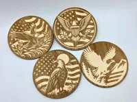 4 Coaster Set - 3.5 inch 