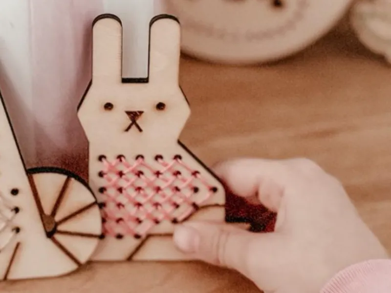 Moon Picnic Inspired Bunny Cross Stitch