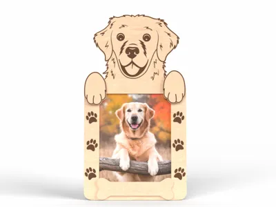 Golden Retriever - Photo Frame