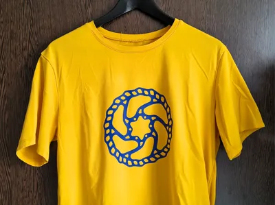MTB Brake Rotor – Vinyl Print for T-Shirt