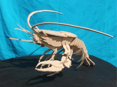 Lobster laser cut puzzle