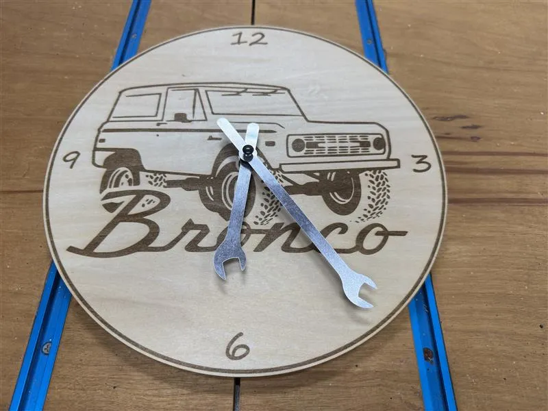 Classic Ford Bronco Clock Laser / CNC 