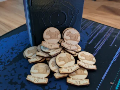 MTG Squirrel 1/1 tokens