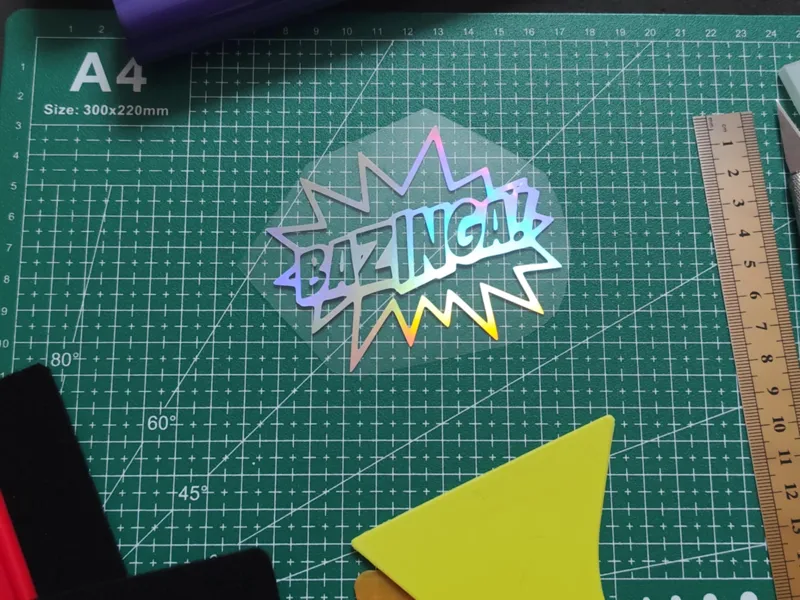 BAZINGA! sticker