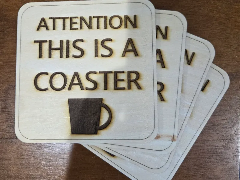 ATTENTION THIS IS A COASTER