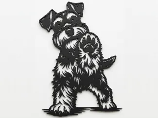 Cute schnauzer