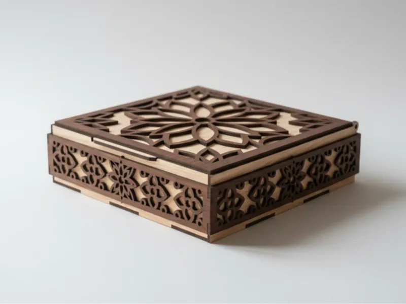 Mandala Box – SVG Laser Cut Jewelry Storage