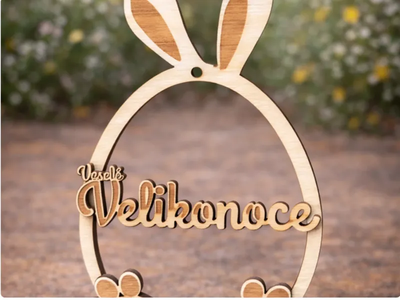Easter Egg Frame Happy Easter