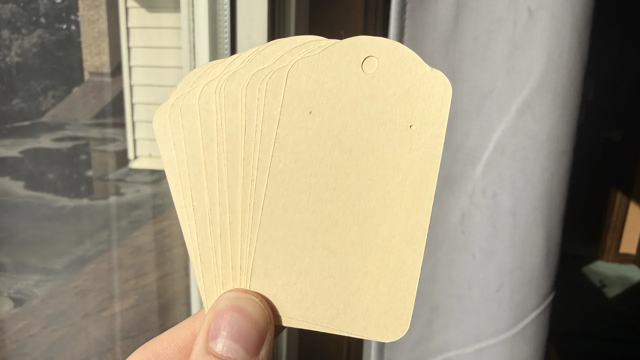 Earring Display Backing Cards view 4