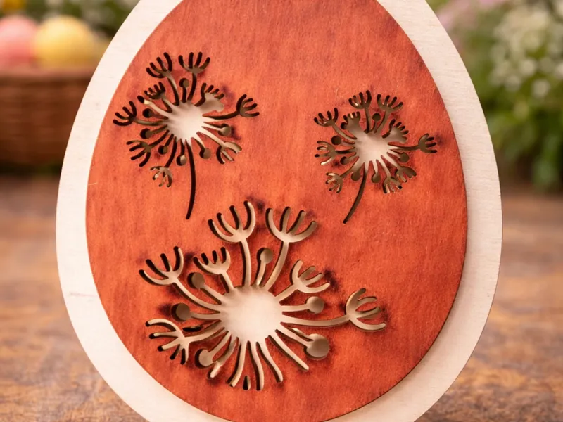 Easter Egg Dandelion – 2 Variations from One File