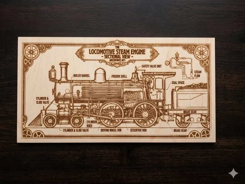 Sectional Locomotive View