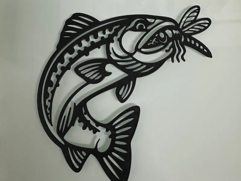 Trout Dragonfly - Intricate Laser-Cut Wall Art