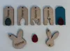 easter tags lasercut