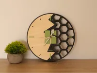 Laser wood plate