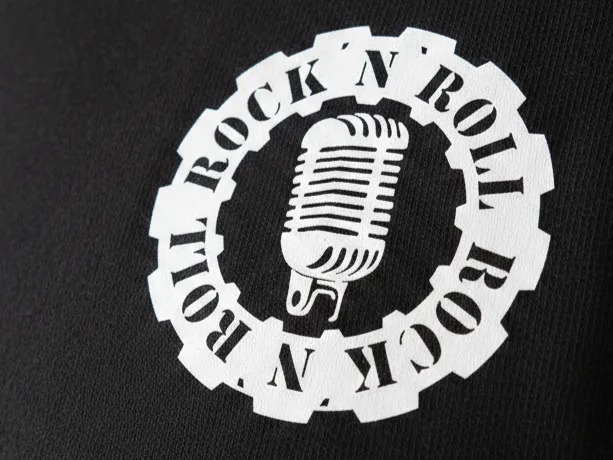 Rock n roll vintage Mikrofone Motiv für T-shirt