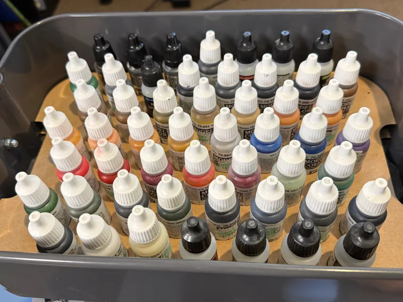 IKEA Raskog Insert for Vallejo Paints