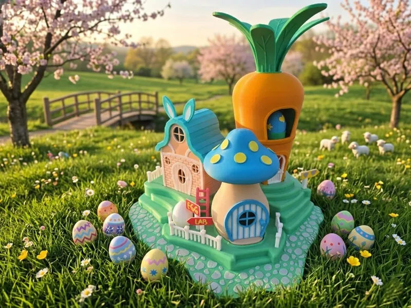 Easter Egg Village