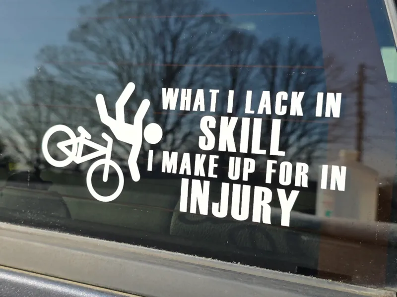 What I Lack In Skill Vinyl Sticker 200x80mm